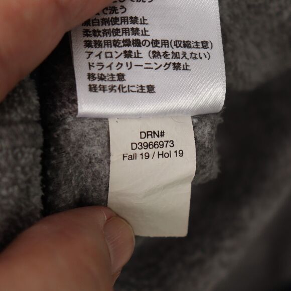 Eddie Bauer Grey Fleece 1/4 snap-down pullover 2XL - Picture 8 of 8